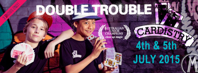 Australian Junior Champtions of Magic Cardistry in Double Trouble